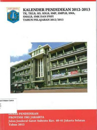 Kalender Pendidikan 2012-2013 TK, SD, SMP, SMA Tahun Pelajaran 2012/2013