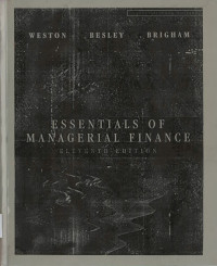 Essentials of Managerial Finance