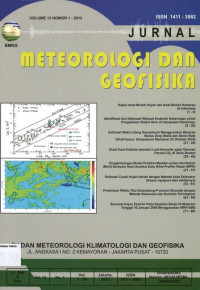 Jurnal Vol 13 Nomor 1-2012 Meteorologi dan Geofisika