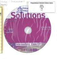 Solutions Intermediate Class CD1: Unit 1 - Unit 5