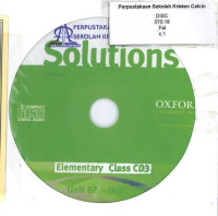 Solutions Elementary Class CD3: Unit 8B - Unit 10