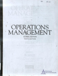 Operations Management: Global Edition