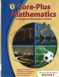 Course 1: Core-Plus Mathematics: Contemporary Mathematics in Context