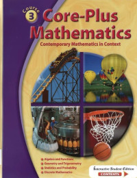 Course 3: Core-Plus Mathematics: Contemporary Mathematics in Context