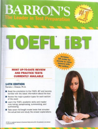 TOEFL iBT: Barron's the Leader in Test Preparation