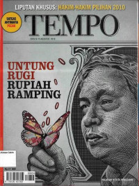 TEMPO: Untung Rugi Rupiah Rampng (9-15 Agustus 2010)