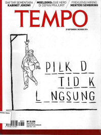 Tempo 29 September-5 Oktober 2014