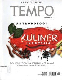 TEMPO: Kuliner Indonesia (1-7 Desember 2014)