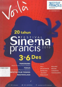 Desember 2015: 20 Tahun Festival Sinema Prancis 2015 3-6 Des